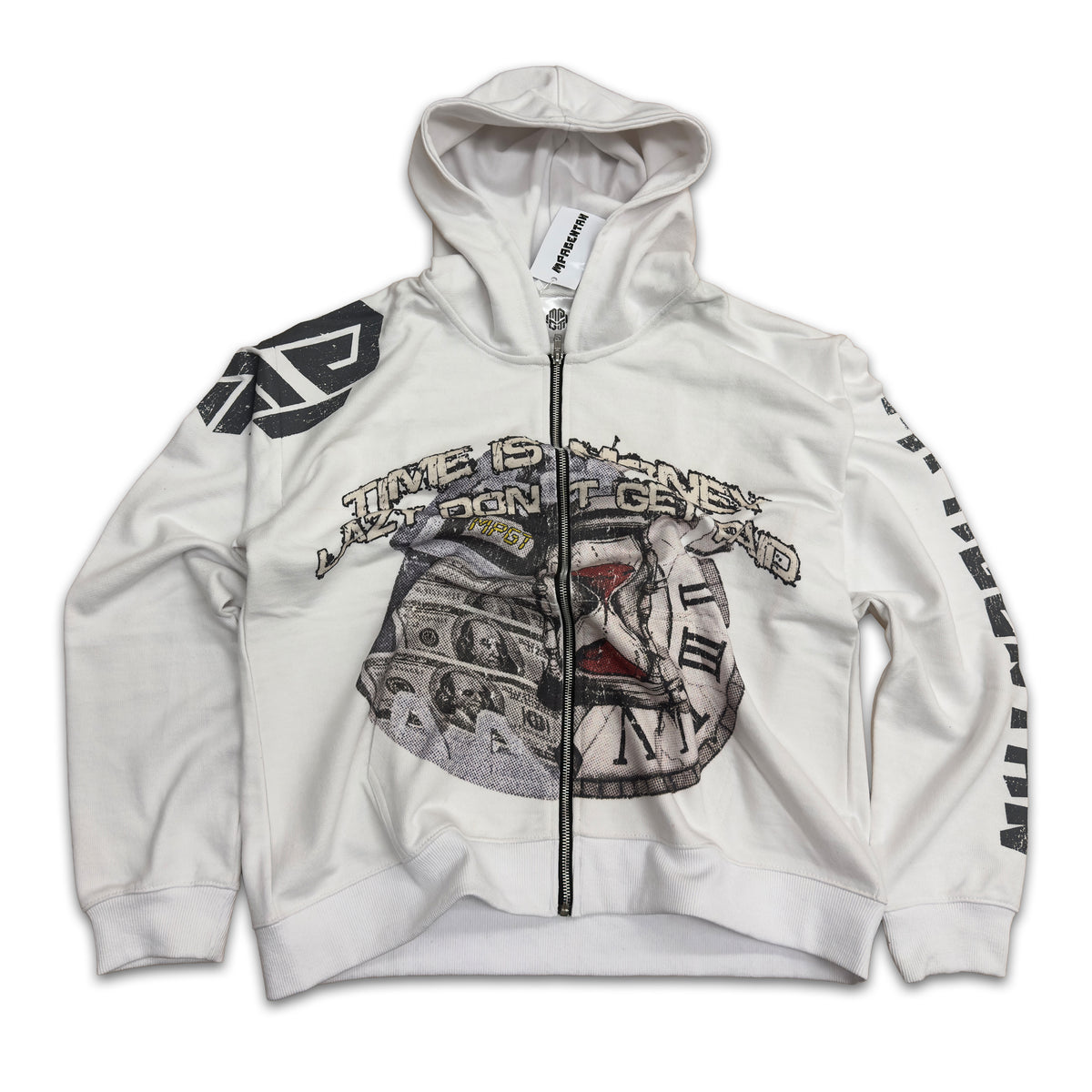 MPGT Hoodie Zip up (White)